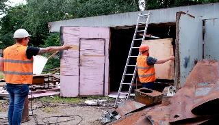 Демонтаж гаражей в Дзержинске, цена от 1787 руб. – услуги под ключ от 2Землекопа-Дзр
